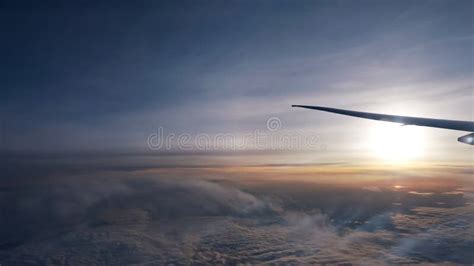 Aircraft Wing Outside Board Aileron Lifting Up For Maneuvering Speed