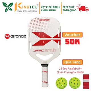 Vợt Pickleball Arronax Elite X3 Chính Hãng Đỏ Đen Trắng Shopee