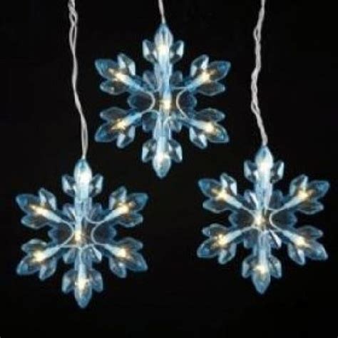 10 Photos Outdoor Hanging Snowflake Lights