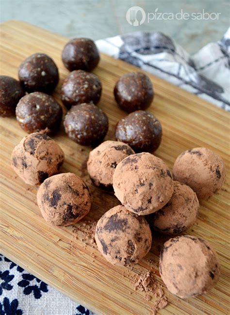 Trufas Saludables De Chocolate Pizca De Sabor