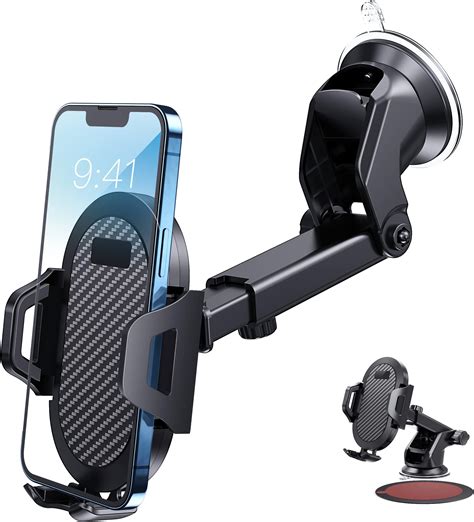 Lolbiu Car Phone Holder Military Grade Suction In Mobile Phone