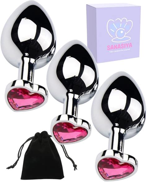 SAKASIYA Butt Plug Sex Toy For Women And Men 3pcs Anal Plug Set
