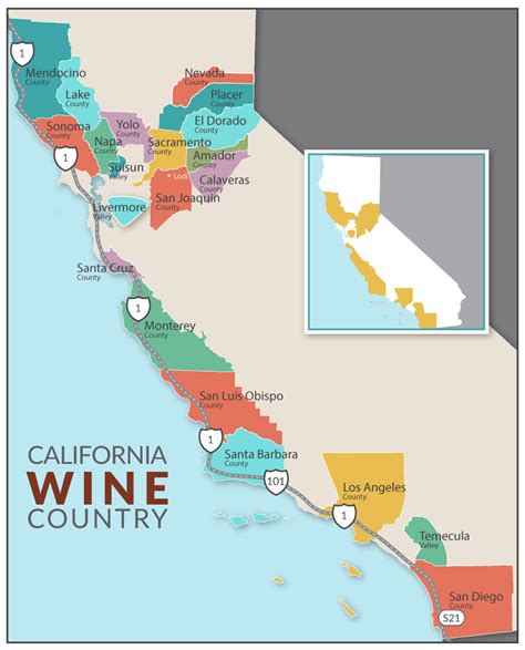 Central Coast Wine: The Varieties And Regions | Wine Folly - California ...