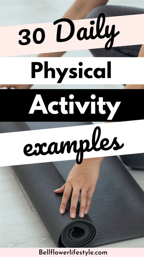 30 Daily Physical activity examples to stay active and fit - Bellflower Lifestyle