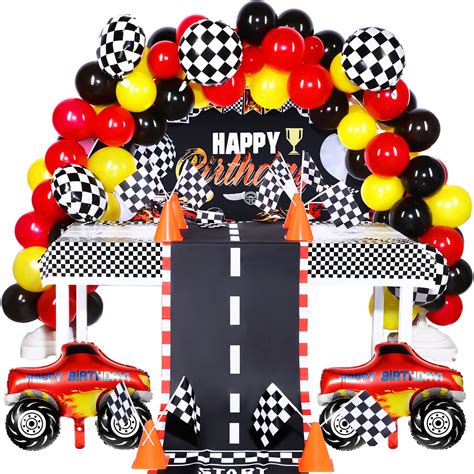 Buy Pcs Race Car Birthday Party Supplies Decorations Kit Racing