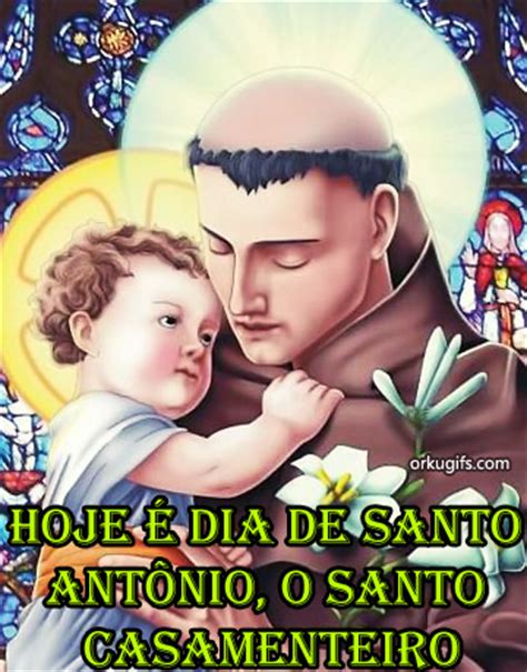 Hoje é dia de Santo Antônio o santo casamenteiro Imagens e