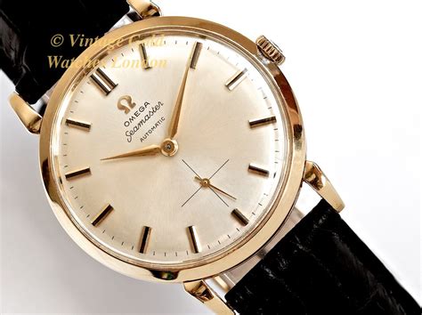 Omega Seamaster 18k 1958 Vintage Gold Watches