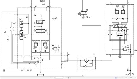 Bomag BW131AD 5 Hydraulic Schematic Drawing No 75190107 2015 EN DE