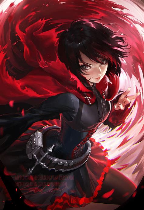 Rwby Ruby Red With Images Anime Fantasy Rwby Anime Characters