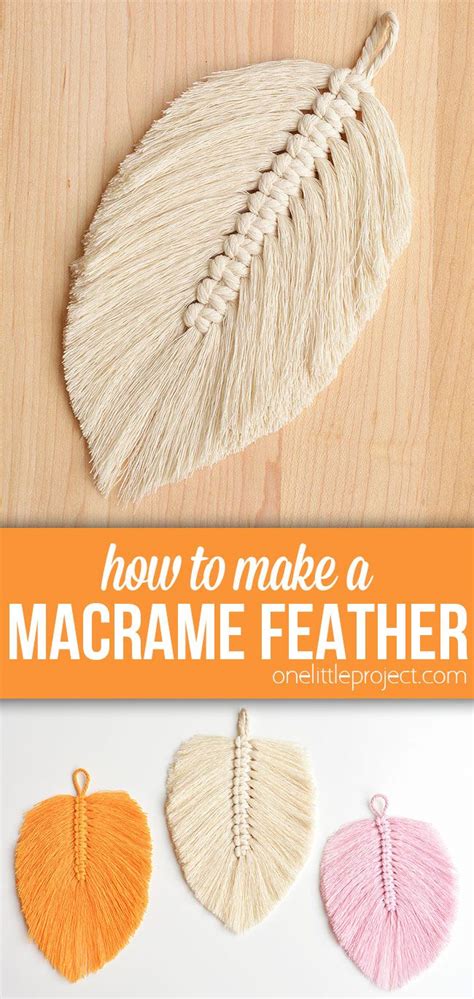 How To Make A Macrame Feather Artofit