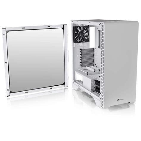 Gabinete Thermaltake S Tg Snow Cristal Templado Atx Usb