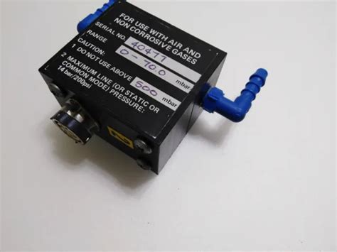Transducteur De Pression Différentiel Perflow Pour Tube Pitot 0 70mbar