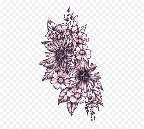 Flower Tattoo Png Picture Tatuagem De Flores Desenhos Tattoo Png