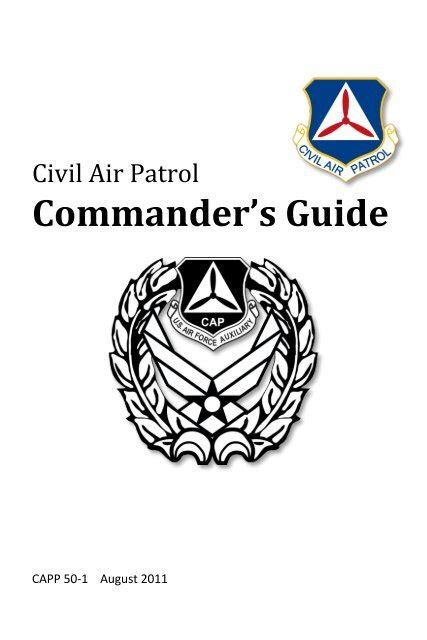 Capp 50 1 Civil Air Patrol Commander S Guide