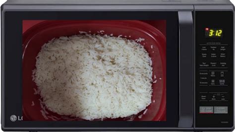 How To Make Rice In Microwave Lg Microwave Oven Cooking Recipe