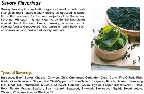 Korean Food Flavoringfood Additivessweet Flavornatural Flavoring