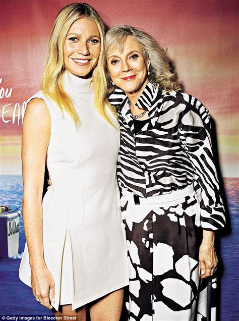 Blythe Danner Daughter Gwyneth Paltrow And Dating Daily Mail Online