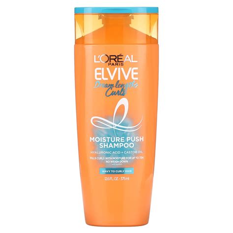 L Oréal Elvive Dream Lengths Curls Moisture Push Shampoo 12 6 fl oz