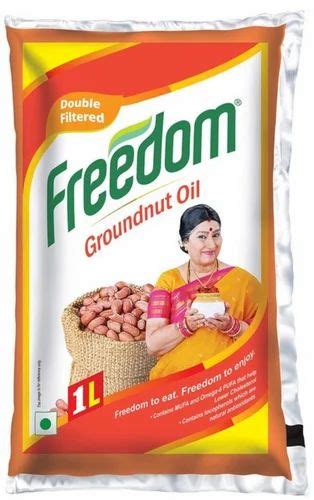 1 L Freedom Double Filtered Groundnut Oil At Rs 120bottle Filtered