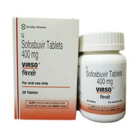 Strides Shasun Sofosbuvir Mg Virso Mg Tablets Packaging Type