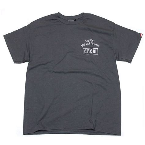 Hardcore Crew Tee Shirts Charcoal Hypernight
