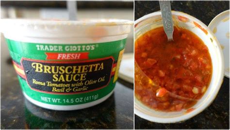 Trader Joe S Bruschetta Sauce Gourmet Dinner Brushetta Recipe Gourmet