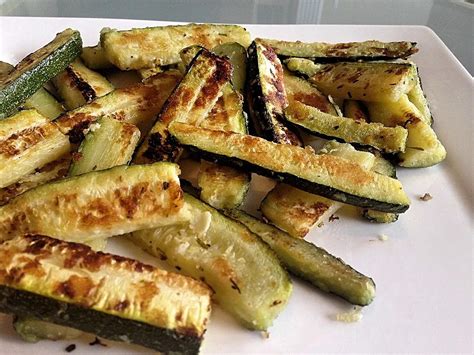 Zucchini Im Ofen Garen Zucchini Mit Parmesan Schnelle Knusprige