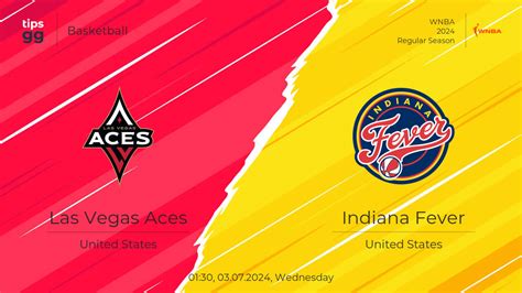 Las Vegas Aces Vs Indiana Fever At Wnba Basketball