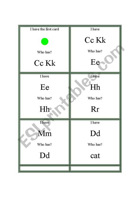 I have...who has...Game Jolly Phonics Group 2 - ESL worksheet by sarah ...