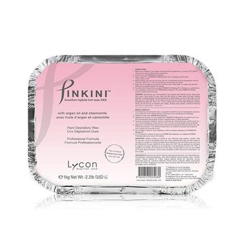 LYCON PINKINI BRAZILIAN HYBRID HOT WAX XXX Kg National Salon Supplies