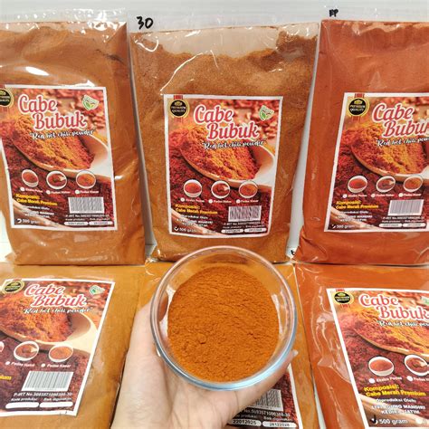 Jual BUBUK CABE PEDAS PREMIUM HOT CHILLI POWDER GRAM Shopee Indonesia