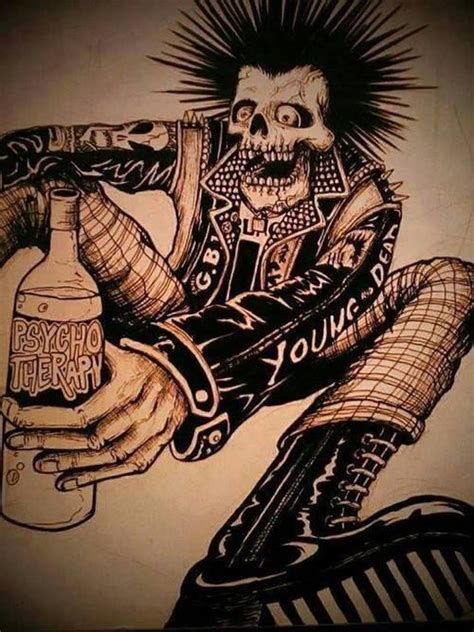 Punk Rock Art Drawings