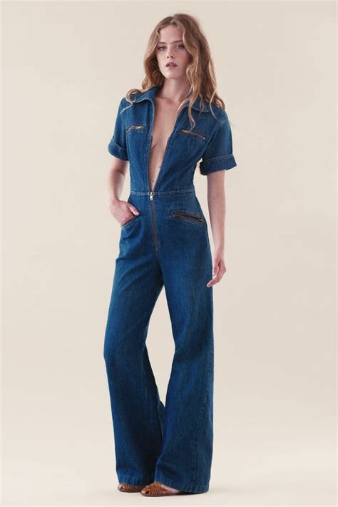 Pin By Natalie B On Our Feature Presentation Denim Jumpsuit Jeans