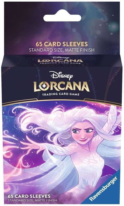 Amazon Ravensburger Disney Lorcana Tcg Card Sleeves Featuring Elsa