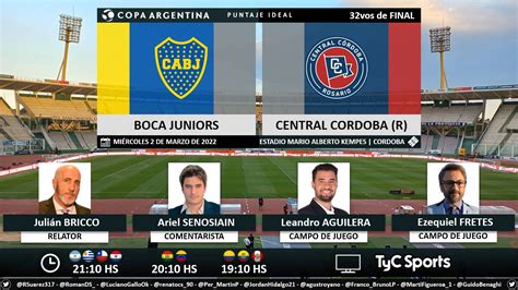 Puntaje Ideal On Twitter CopaArgentina BocaJuniors Vs