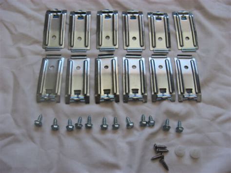 1966 Gto Rocker Molding Clip Set New Ebay