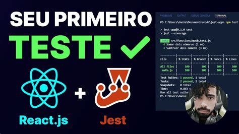 Come Ando Testes Unit Rios React Js Jest Youtube