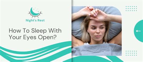 Eyes Open While Sleeping Tips For Safe Rest