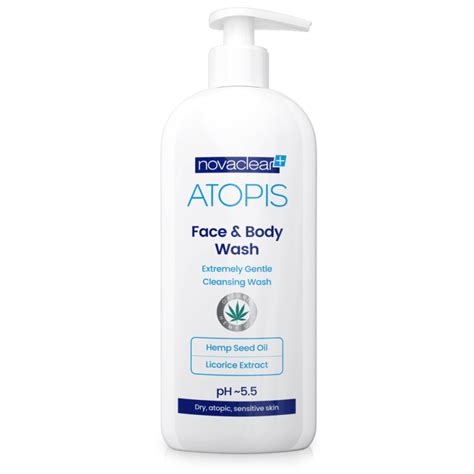 NOVACLEAR ATOPIS GEL NETTOYANT VISAGE CORPS PH5 500ML