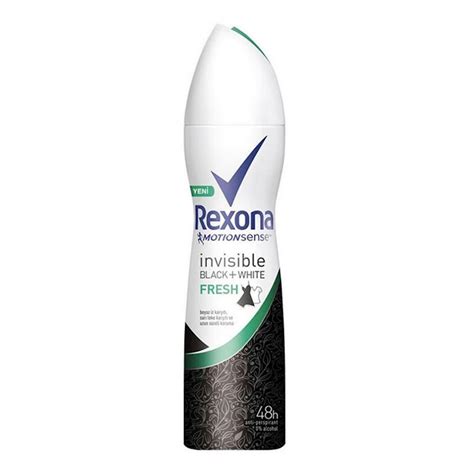 Antiperspirant Sprey Rexona MotionSense Invisible Fresh Black White