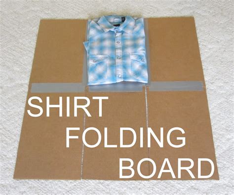 Shirt Folding Board From Cardboard and Duct Tape : 4 Steps (with Pictures) - Instructables