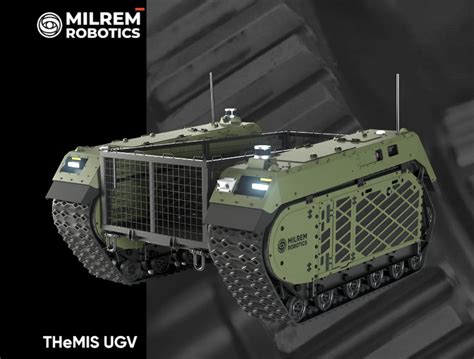 Milrem Robotics Intros Starlink Equipped Combat Support Unmanned Ground