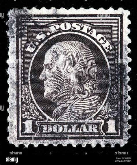 Benjamin franklin stamp hi-res stock photography and images - Alamy