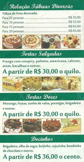 Menu em Panificadora Pepita café Brasília