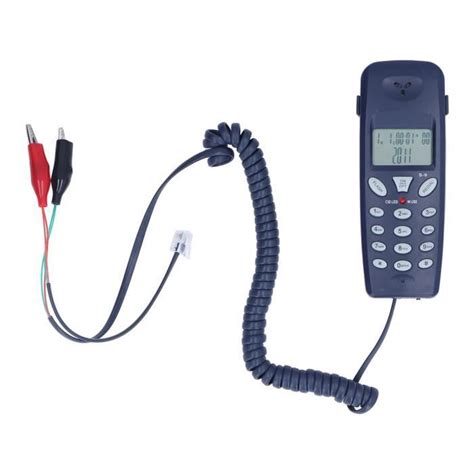 SURENHAP Téléphone filaire LCD 12 Bit FSK DTMF avec Fonction Rappel