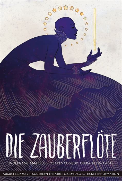 Opera Poster For The Magic Flute