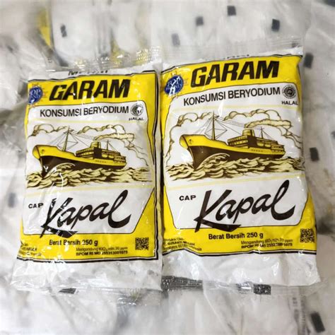 GARAM DAPUR CAP KAPAL BERYODIUM 250GR Lazada Indonesia