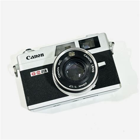 【やや傷や汚れあり】【a187】canon Canonet Ql17 G Ⅲ1740mm 現状品 キャノン レンジファインダーカメラ