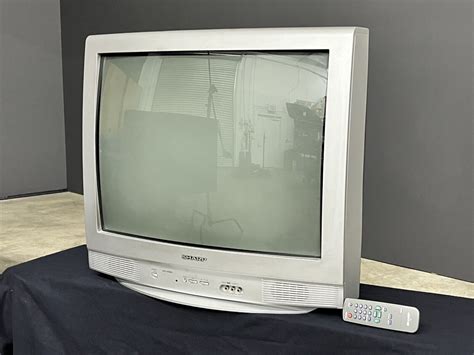 Vintage Sharp Crt Tv W Remote C Light Gun Gaming Monitor Ebay