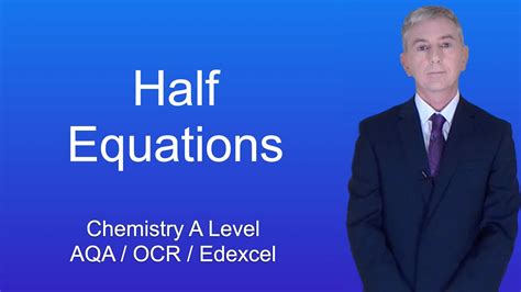 A Level Chemistry Revision Half Equations YouTube